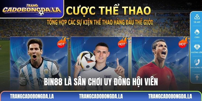 BIN88 là sân chơi uy đông hội viên