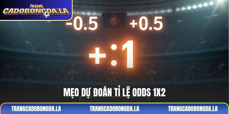 Mẹo dự đoán tỉ lệ odds 1X2