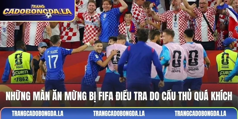 Những màn ăn mừng bị FIFA điều tra do cầu thủ quá khích